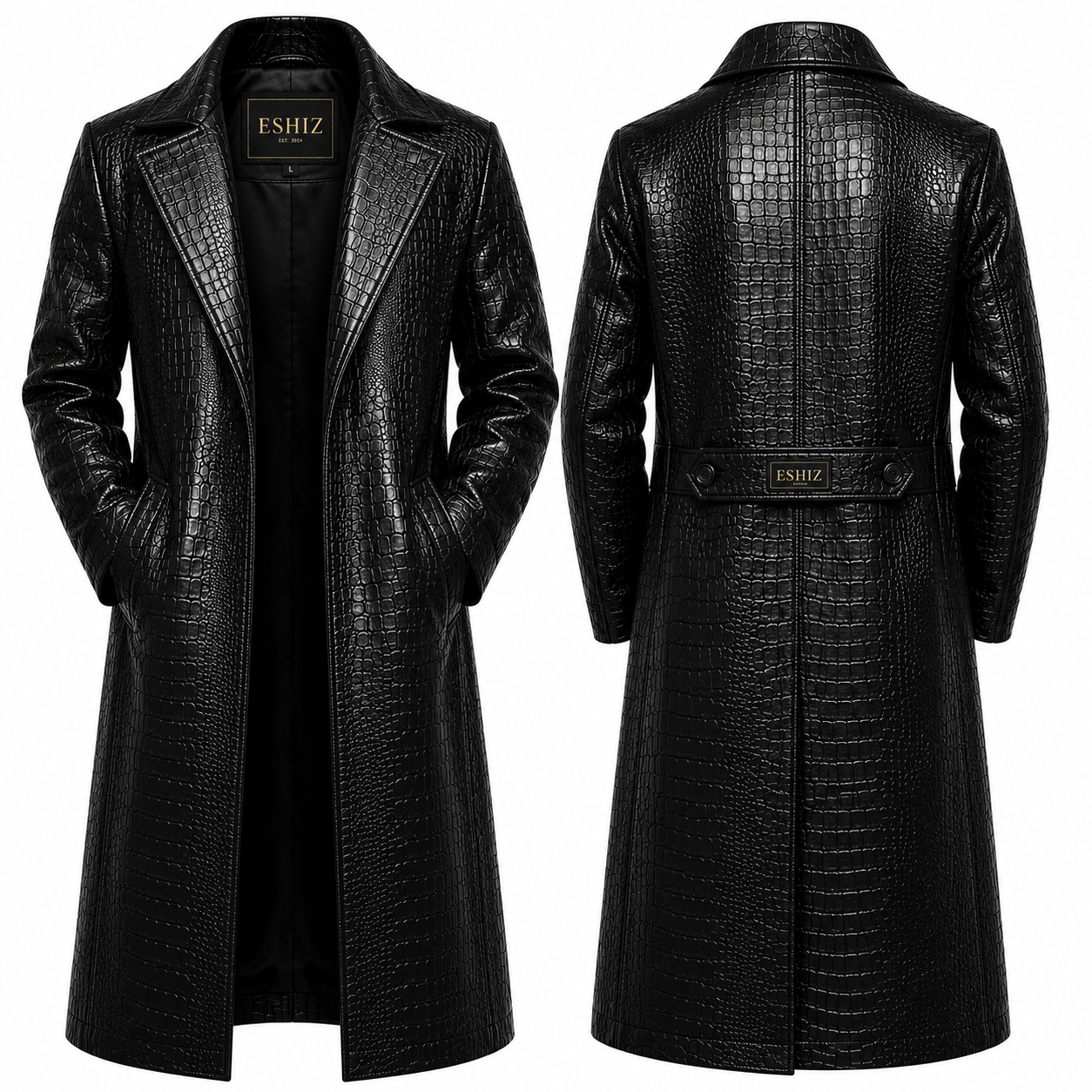leather long coat leather long coat